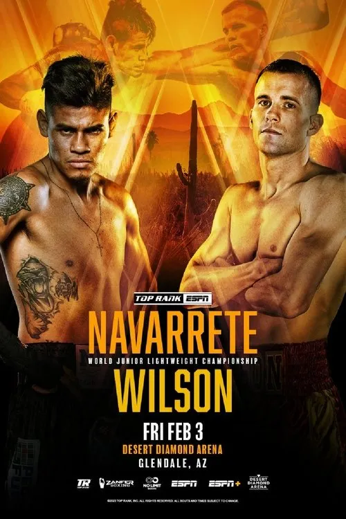 Póster de Emanuel Navarrete vs. Liam Wilson