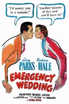 Larry Parks interpreta a Peter Judson Kirk Jr. en Emergency Wedding