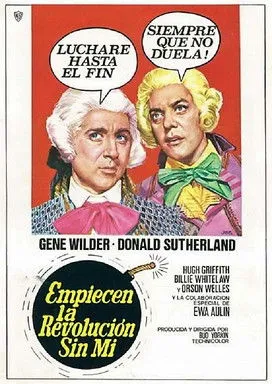 Gene Wilder interpreta a Claude / Philippe en Empiecen la revolución sin mí