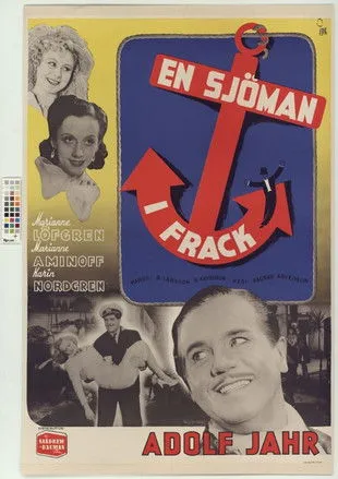 Póster de la película En sjöman i frack