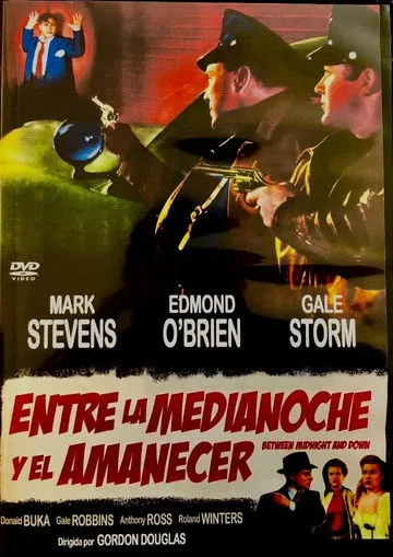 Mark Stevens interpreta a Officer Rocky Barnes en Entre la medianoche y el amanecer