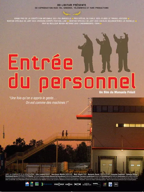 Póster de Entrée du personnel