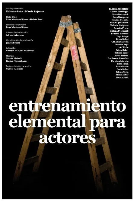 Póster de Entrenamiento elemental para actores
