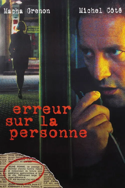 Póster de Erreur sur la personne
