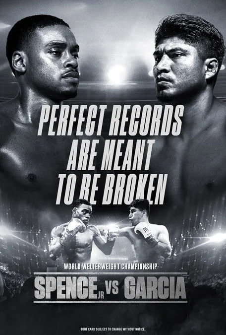 Póster de Errol Spence Jr. vs. Mikey Garcia