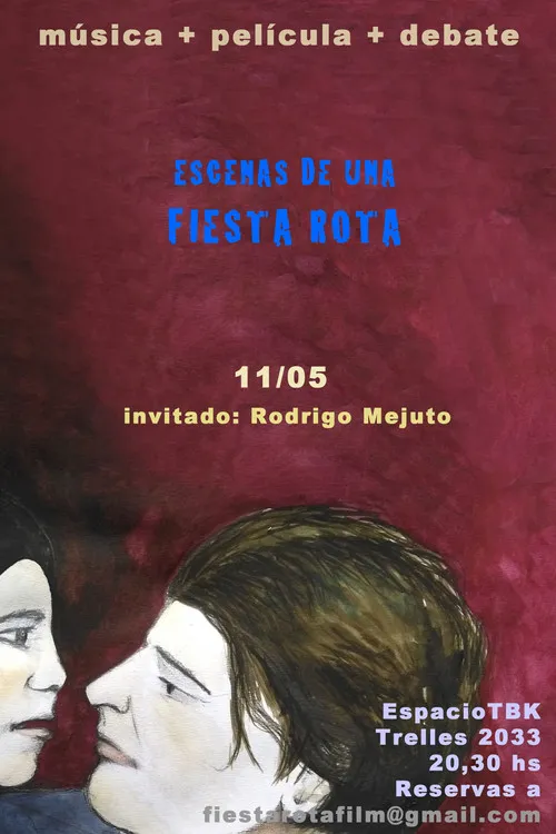 Póster de Escenas de una fiesta rota
