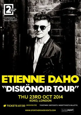 Póster de Etienne Daho au KOKO Theatre de Londres