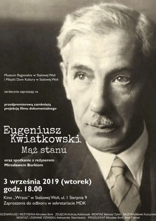 Póster de la película Eugeniusz Kwiatkowski. Mąż stanu