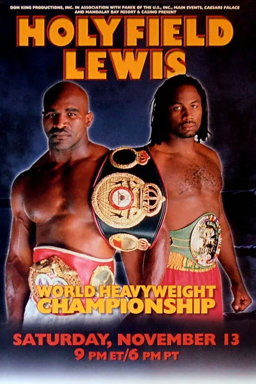Póster de Evander Holyfield vs. Lennox Lewis II