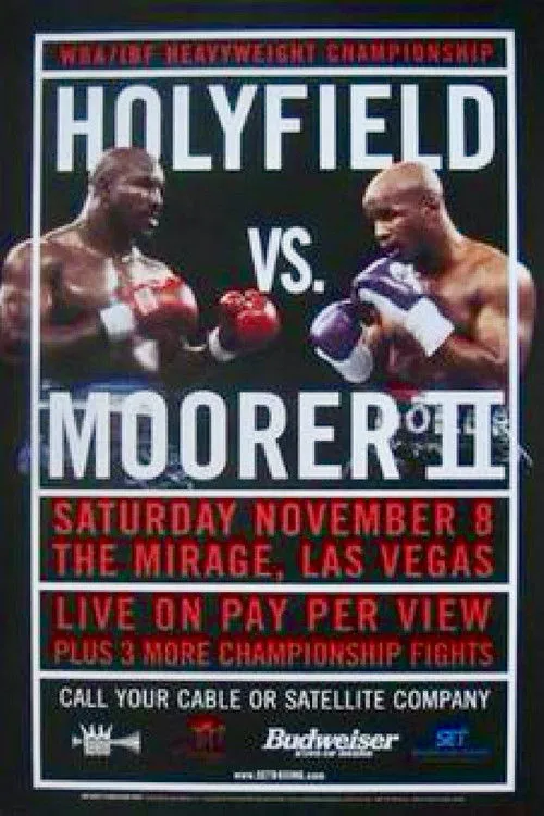 Póster de Evander Holyfield vs. Michael Moorer II