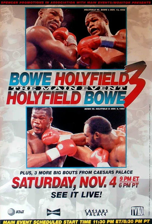 Póster de Evander Holyfield vs. Riddick Bowe III