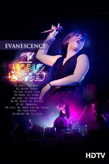 Amy Lee interpreta a en Evanescence: MTV World Stage