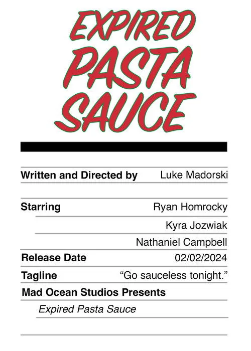 Nathaniel Campbell interpreta a Sauce Man en Expired Pasta Sauce