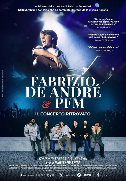 Fabrizio De Andrè interpreta a en Faber in Sardegna & L'ultimo concerto di Fabrizio De André