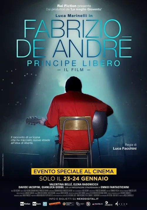 Póster de Fabrizio De André: Principe libero