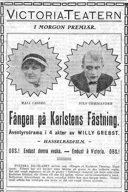 Nils Olaf Chrisander interpreta a Count de Faber en Fången på Karlstens fästning