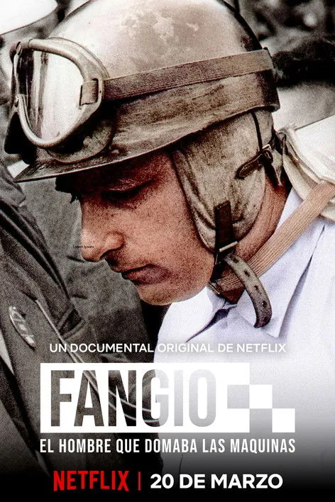 Póster de Fangio, el hombre que domaba las máquinas