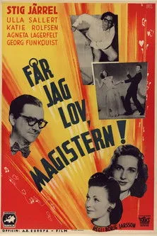 Póster de la película Får jag lov, magistern!