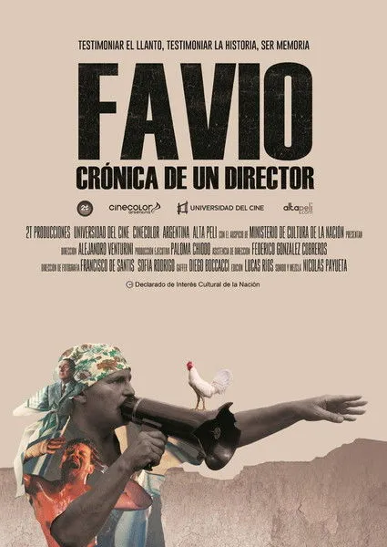 Póster de Favio: Crónica de un director