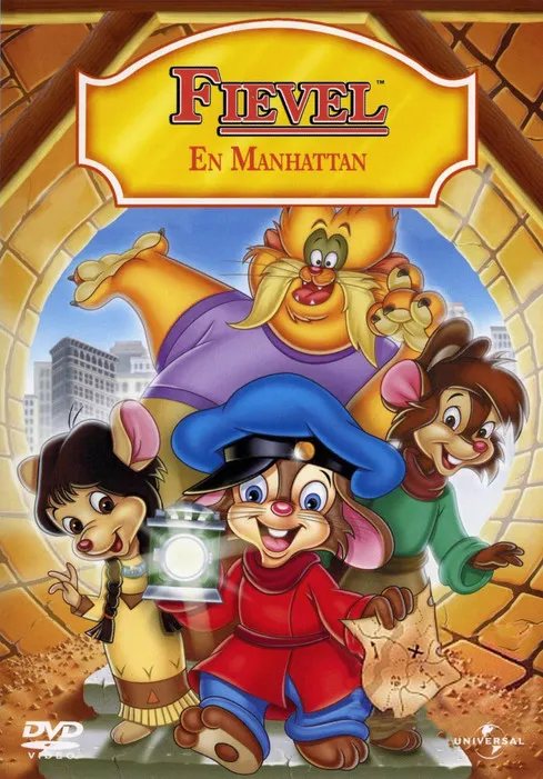Póster de Fievel en Manhattan