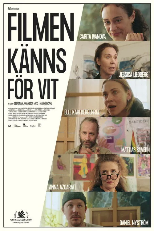 Daniel Nyström interpreta a Kim en Filmen känns för vit