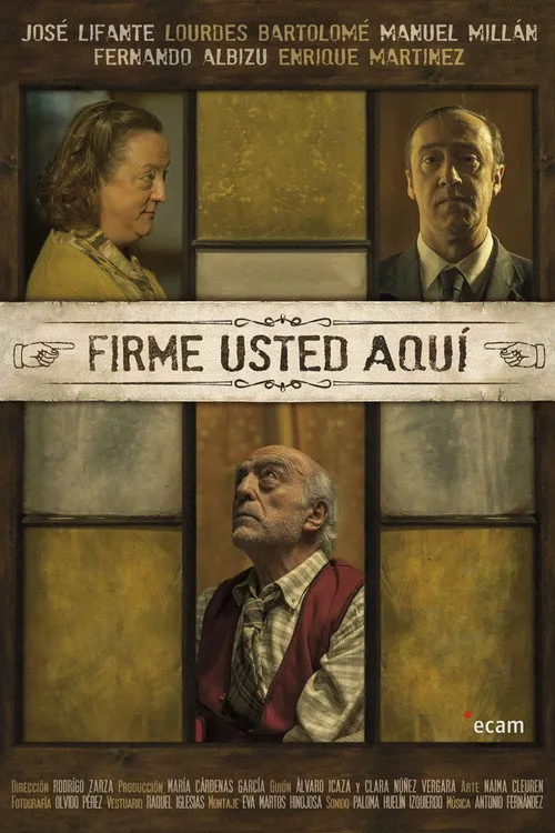 José Lifante interpreta a Matías en Firme Usted Aquí