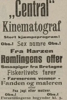 Henry Hagerup interpreta a Fiskerens sønn en Fiskerlivets farer