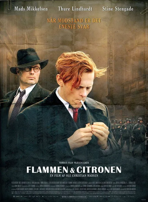 Thure Lindhardt interpreta a Flame en Flame y citrón