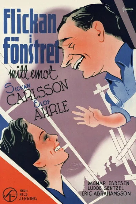 Ludde Gentzel interpreta a Fredrik Boman en Flickan i fönstret mitt emot