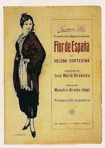 Póster de la película Flor de España o la leyenda de un torero