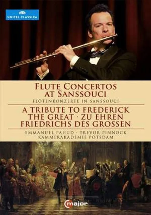 Trevor Pinnock interpreta a Conductor en Flute Concertos at Sanssouci: A Tribute to Frederick the Great