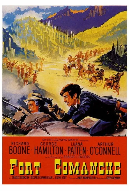 Casey Tibbs interpreta a Trooper Baker en Fort Comanche