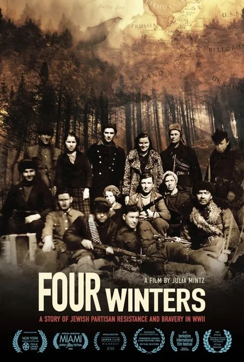 Póster de Four Winters: A Story of Jewish Partisan Resistance and Bravery in WWII