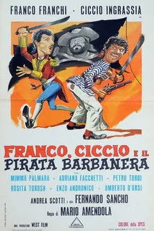 Giovanni Sabbatini interpreta a en Franco, Ciccio e il pirata Barbanera