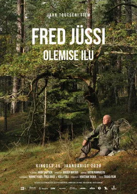 Póster de Fred Jüssi. Olemise ilu