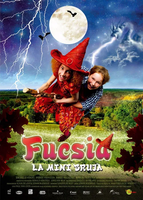 Póster de Fucsia la mini bruja