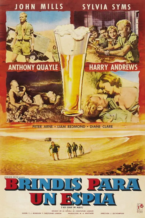 Sylvia Syms interpreta a Sister Diana Murdoch en Fugitivos del desierto