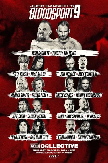 Póster de GCW Josh Barnett's Bloodsport 9
