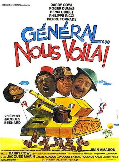 Pierre Tornade interpreta a Julien Berger en Général... nous voilà !
