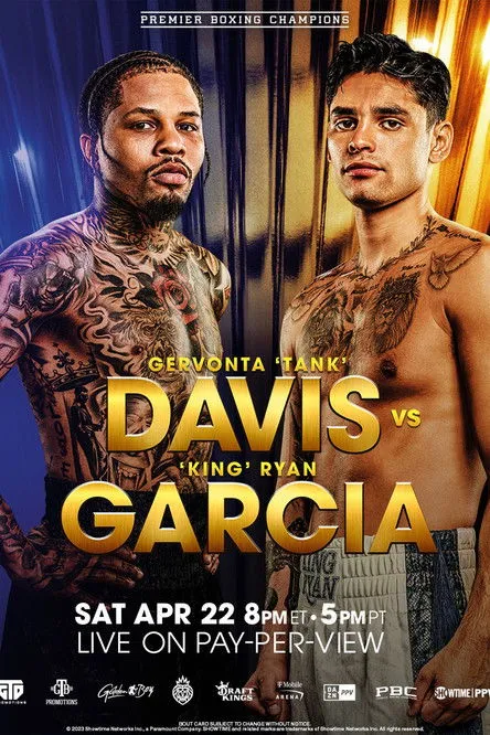 Póster de Gervonta Davis vs. Ryan Garcia