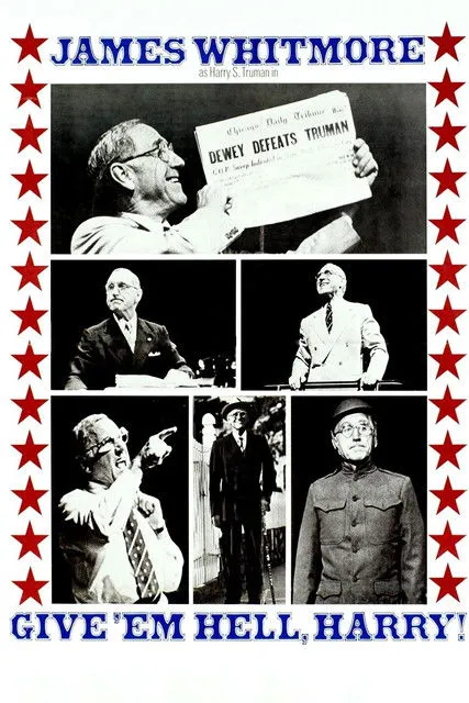 James Whitmore interpreta a Harry S. Truman en Give 'em Hell, Harry!
