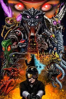 Póster de Godzilla Battle Royale
