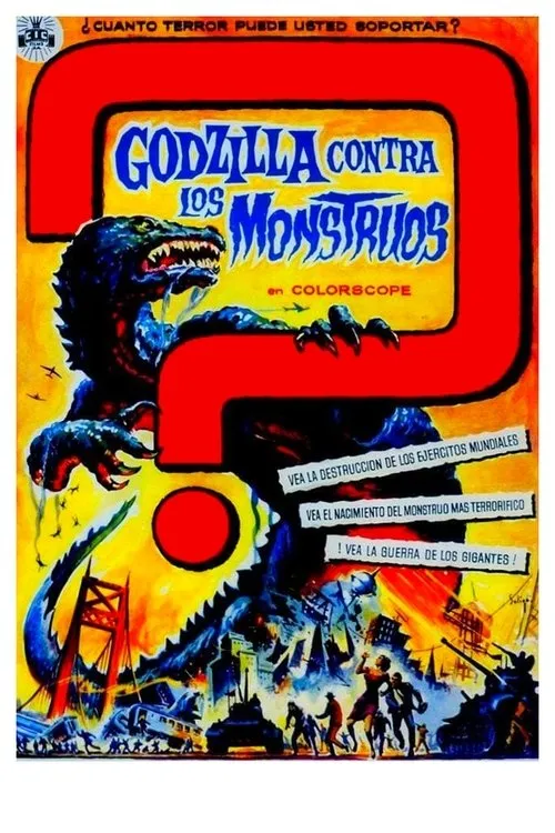 Póster de Godzilla contra los monstruos