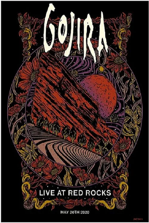 Póster de Gojira - Live at Red Rocks