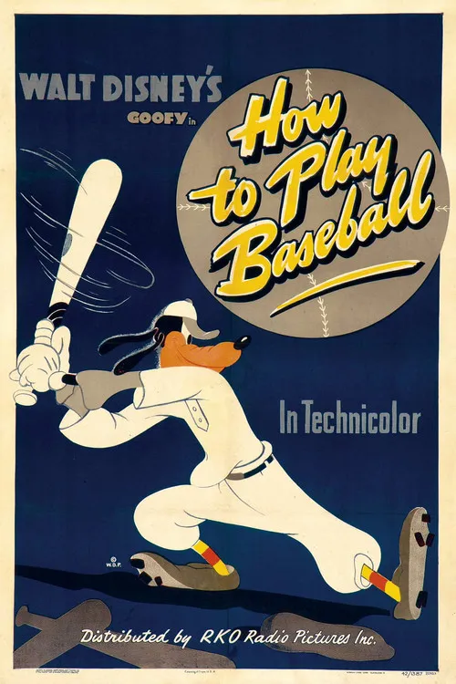 Portada de Goofy: Cómo jugar al béisbol