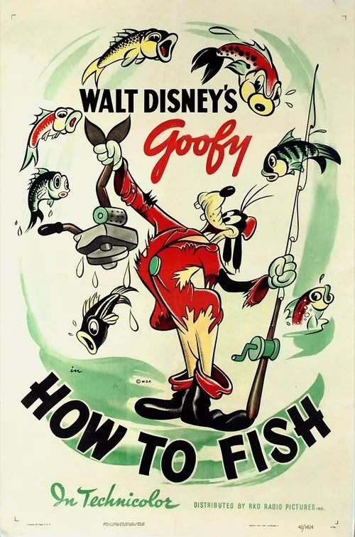 Portada de Goofy: Cómo pescar