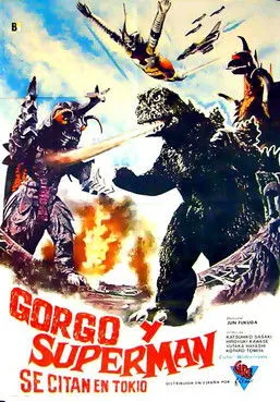 Póster de Gorgo y Superman se citan en Tokio