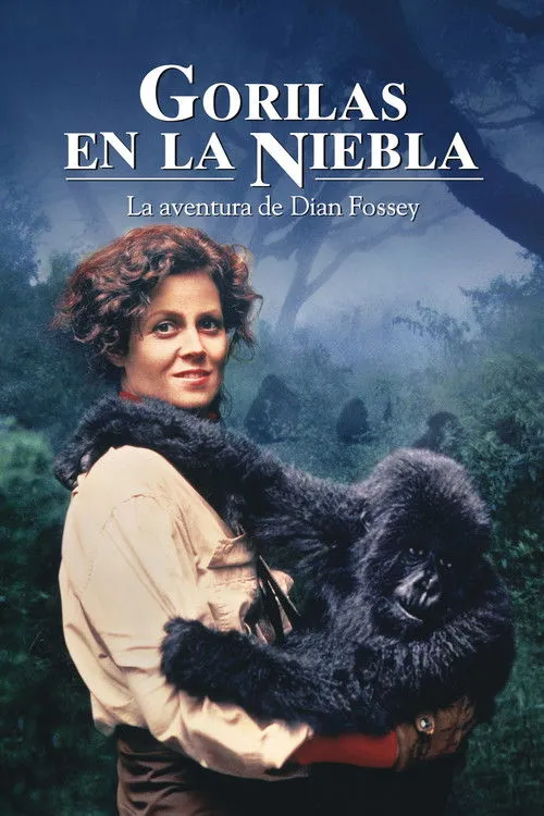 Sigourney Weaver interpreta a Dian Fossey en Gorilas en la niebla