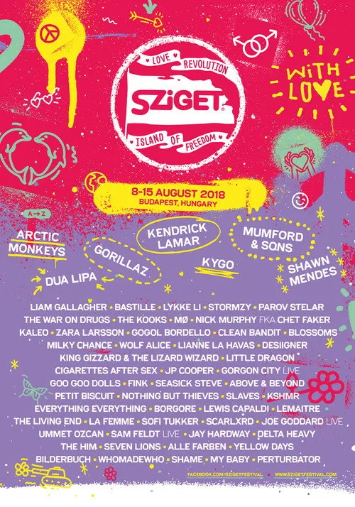 Póster de Gorillaz | Sziget Festival 2018 (ARTE Concert)