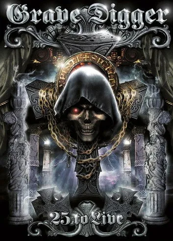 Póster de Grave Digger - 25 To Live